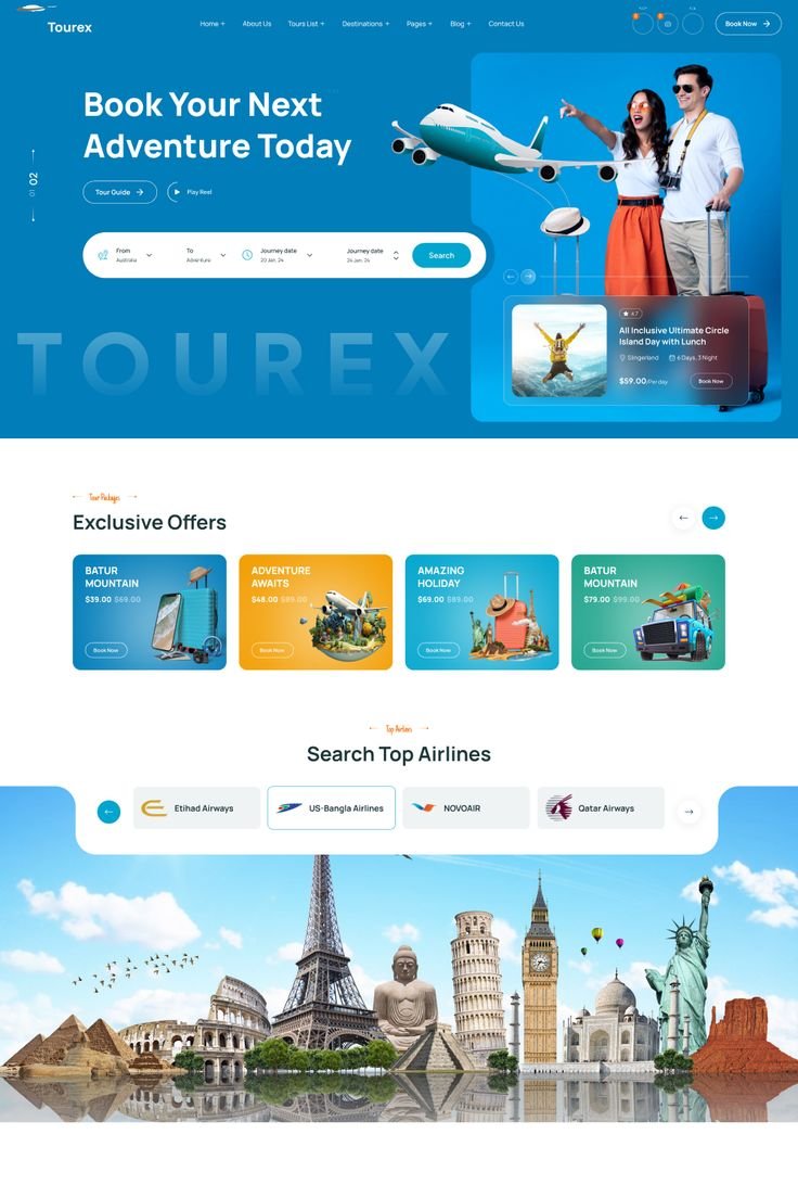 Real estate website development project