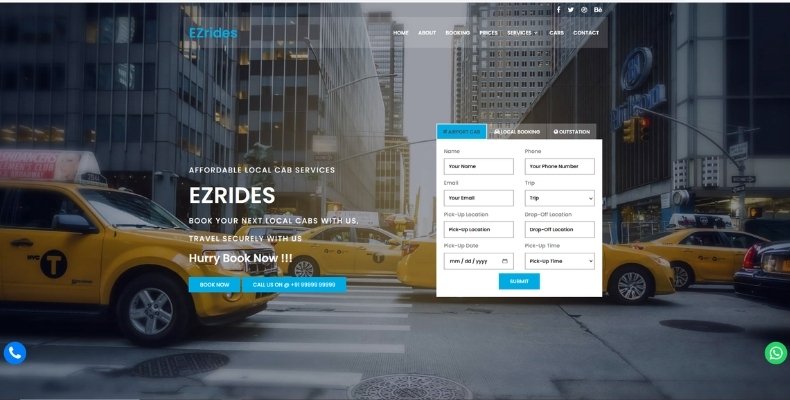 EZ Rides — Ride Booking Website