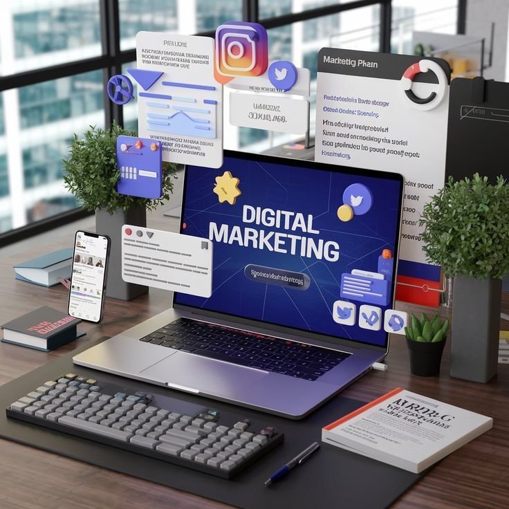 Digital marketing campaign dashboard